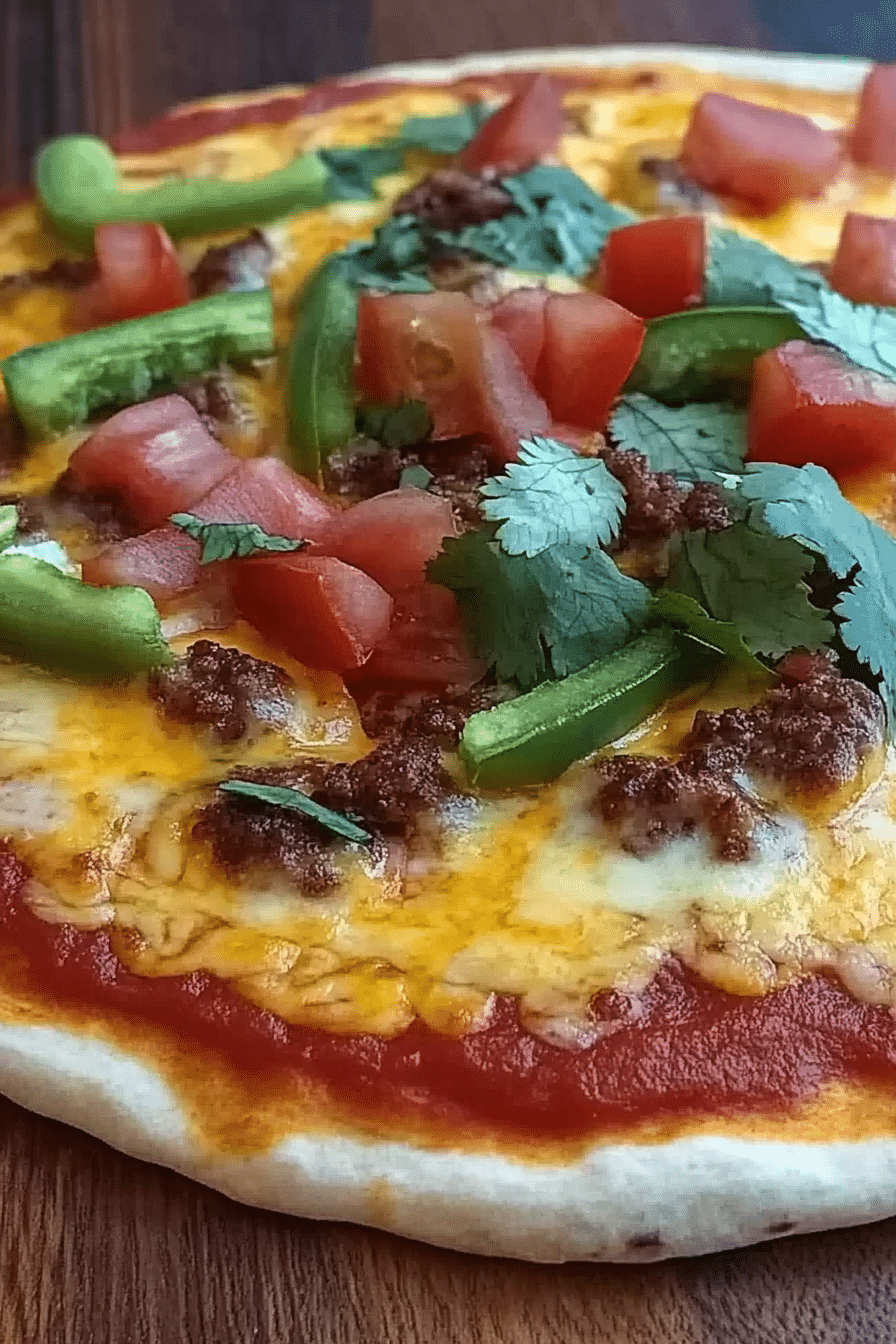 Mexican pizza