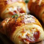 Mozzarella Pepperoni Croissant Rolls