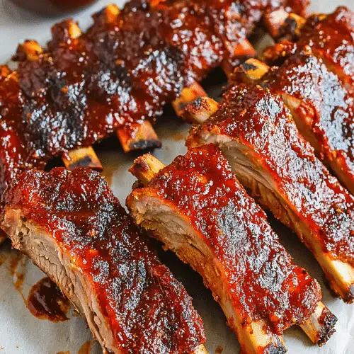 Oven Barbecued Ribs