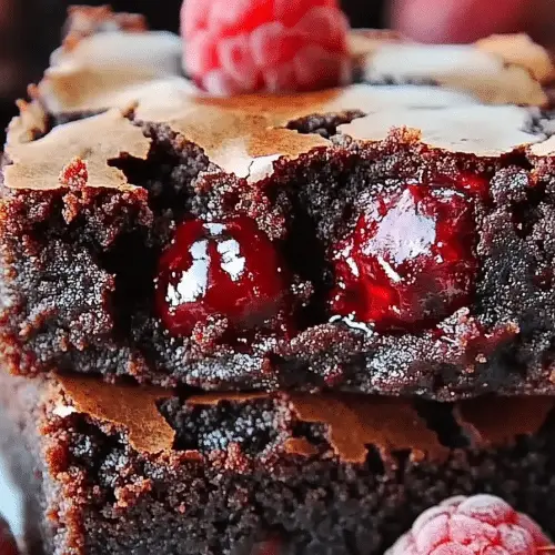 Raspberry Brownies