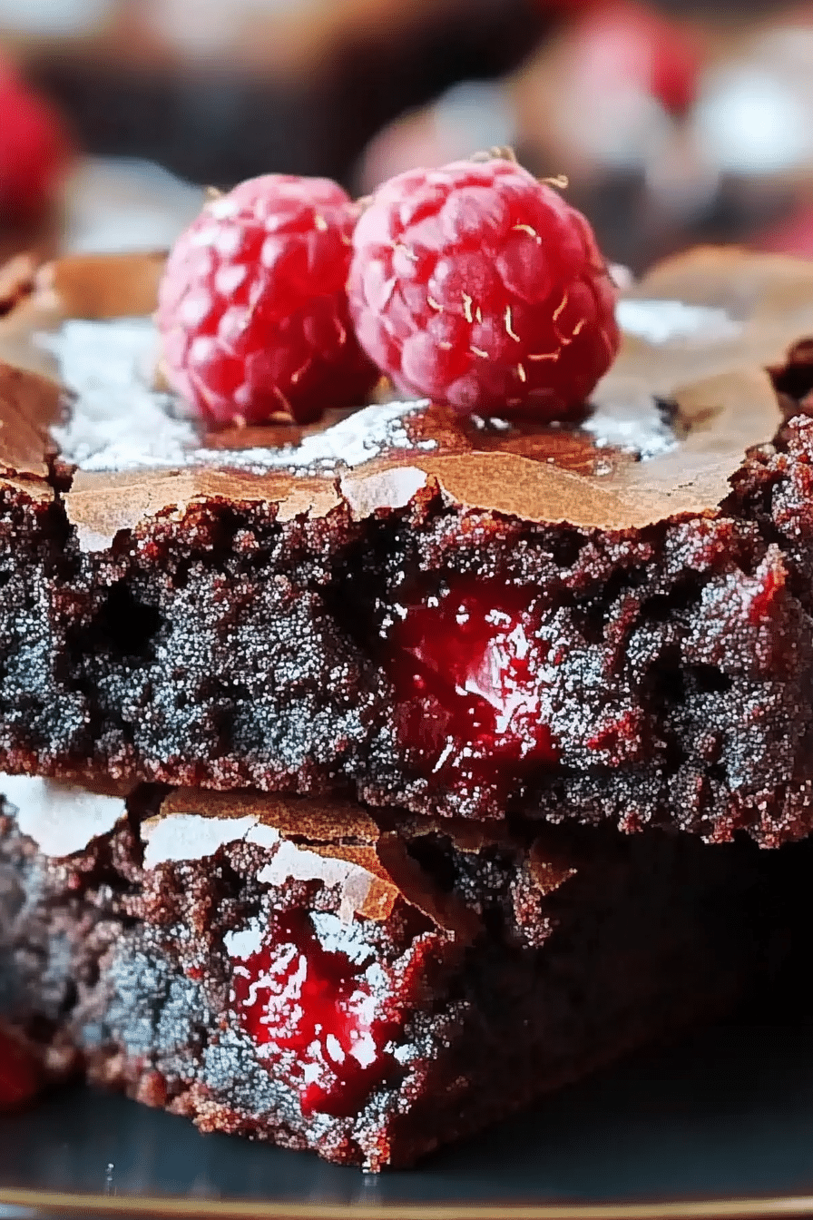 Raspberry Brownies