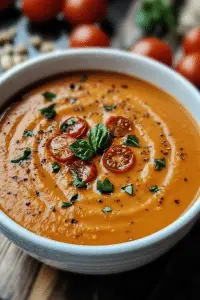 Roasted tomato soup