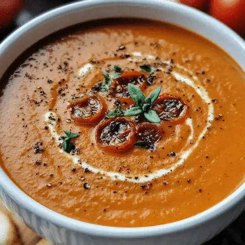 Roasted tomato soup