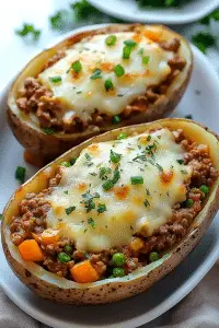 Shepherd's Pie Baked Potatoes
