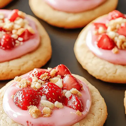 Strawberry Crunch Cookies