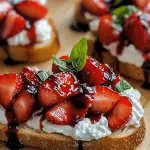 Strawberry Ricotta Bruschetta