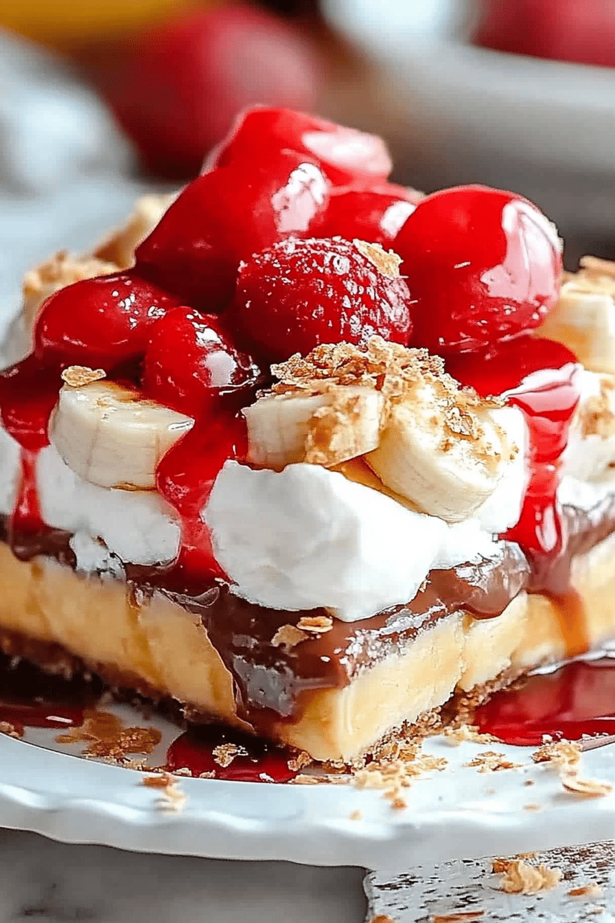 banana split dessert