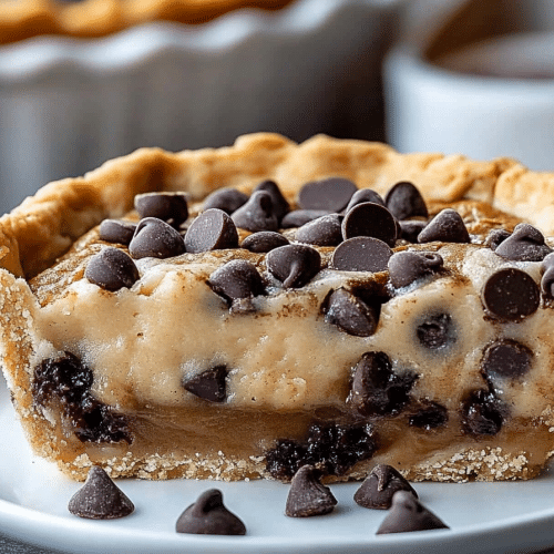chocolate chip cookie pie