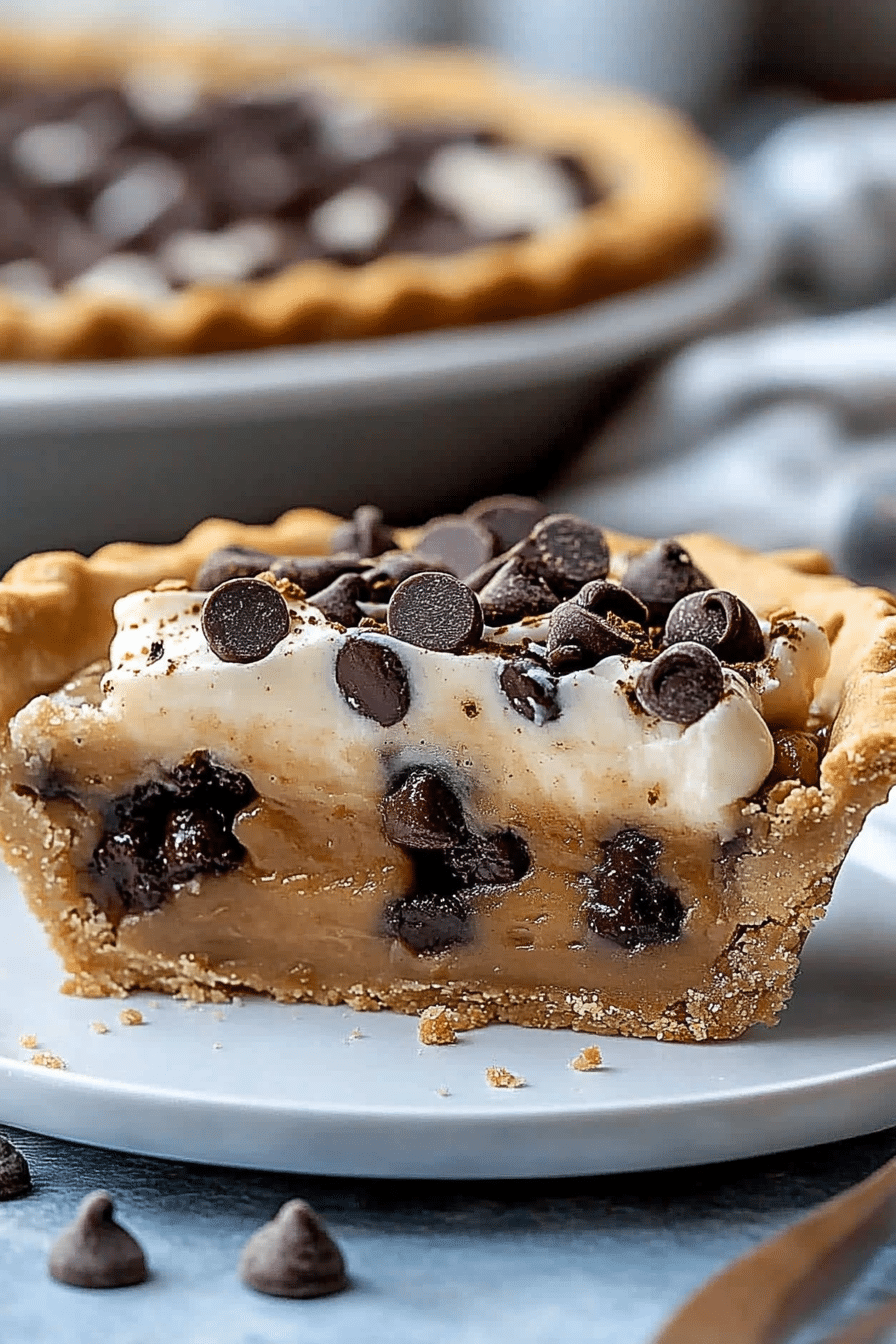 chocolate chip cookie pie