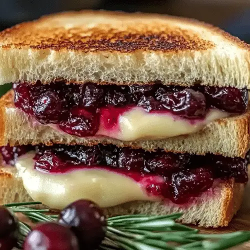 cranberry brie mozzarella sandwich