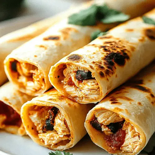 cream cheese chicken taquitos