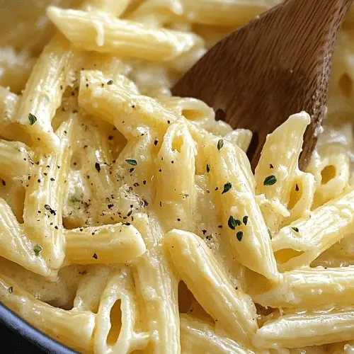 creamy garlic pasta