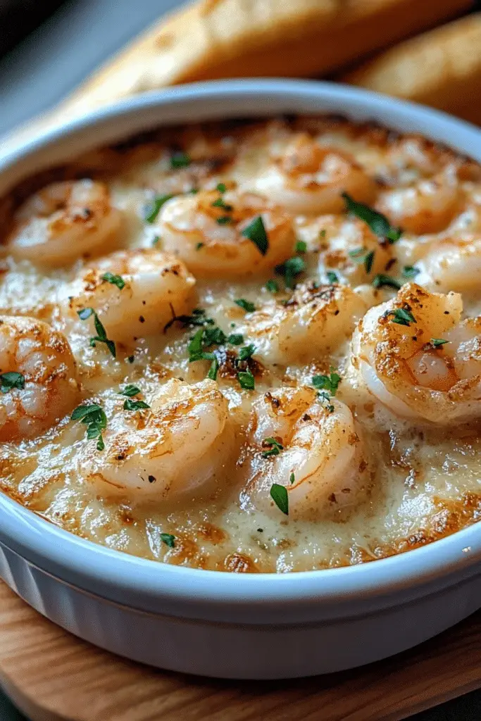 creamy garlic shrimp