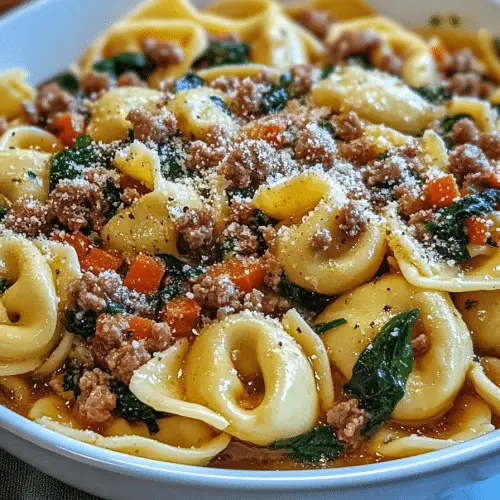 garlic butter tortellini