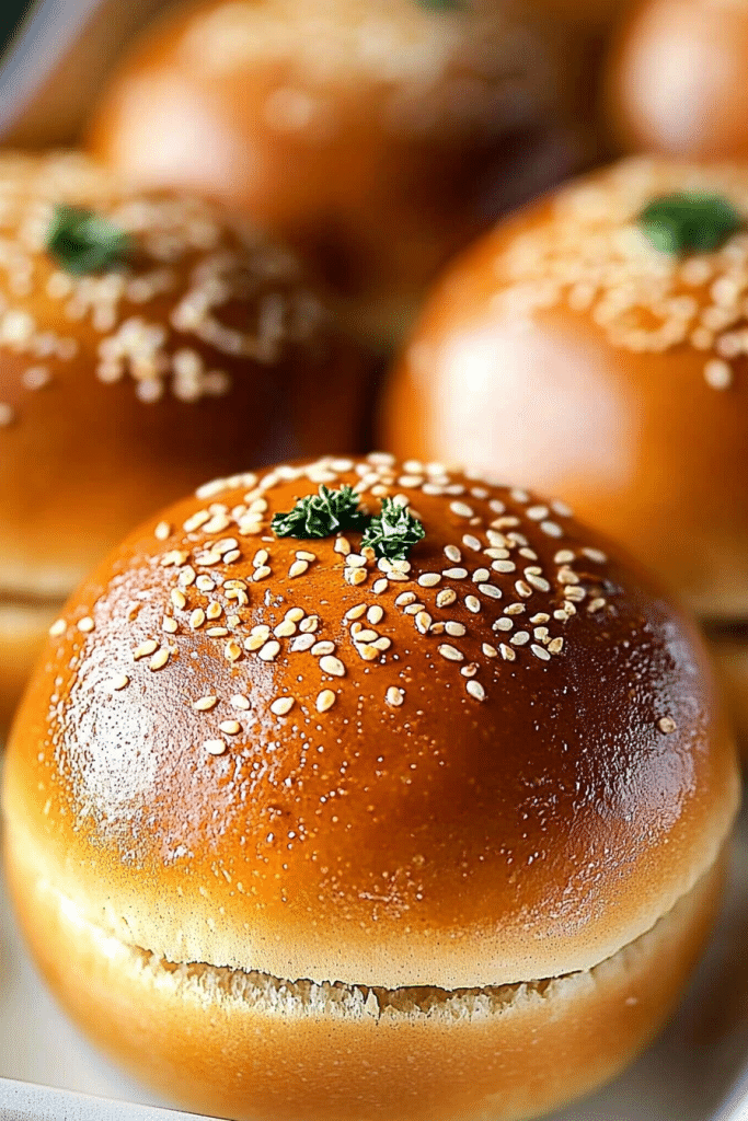 homemade burger buns