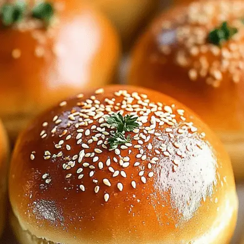 homemade burger buns