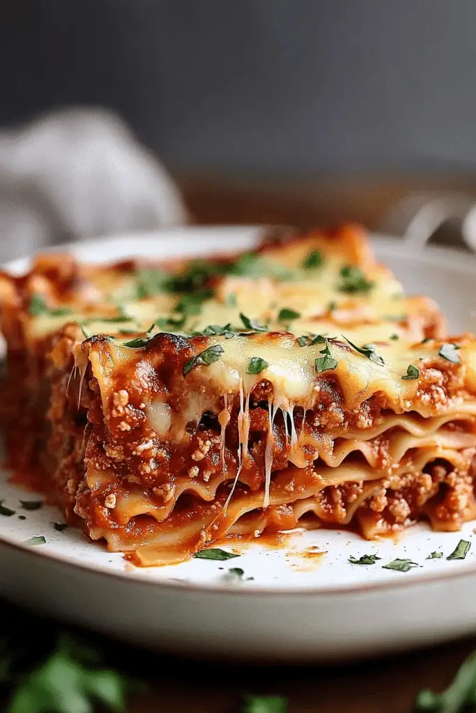homemade lasagna