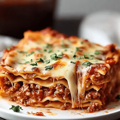 homemade lasagna