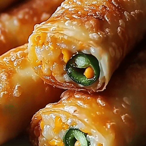 jalapeno popper egg rolls