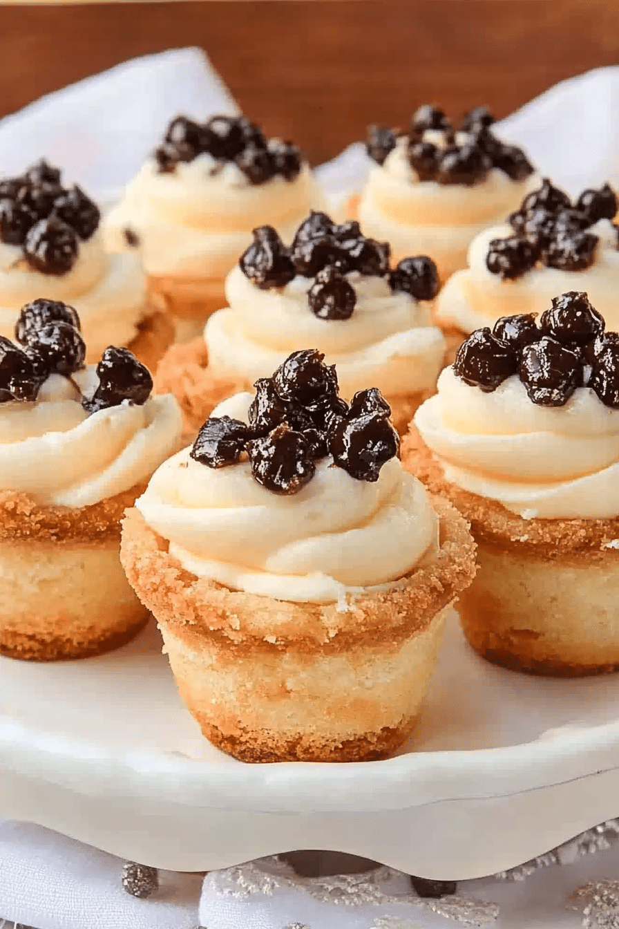 mini cannoli cups