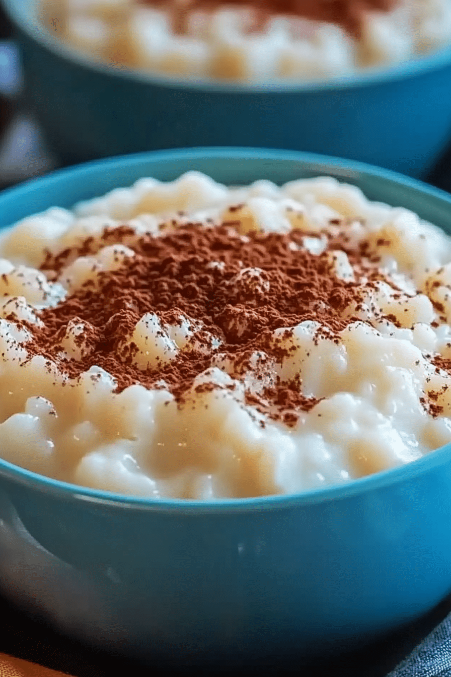 old fashioned rice pudding