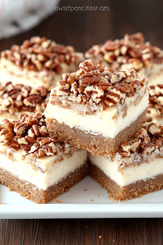 pecan pie cheesecake bars
