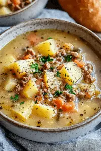 potato sausage chowder