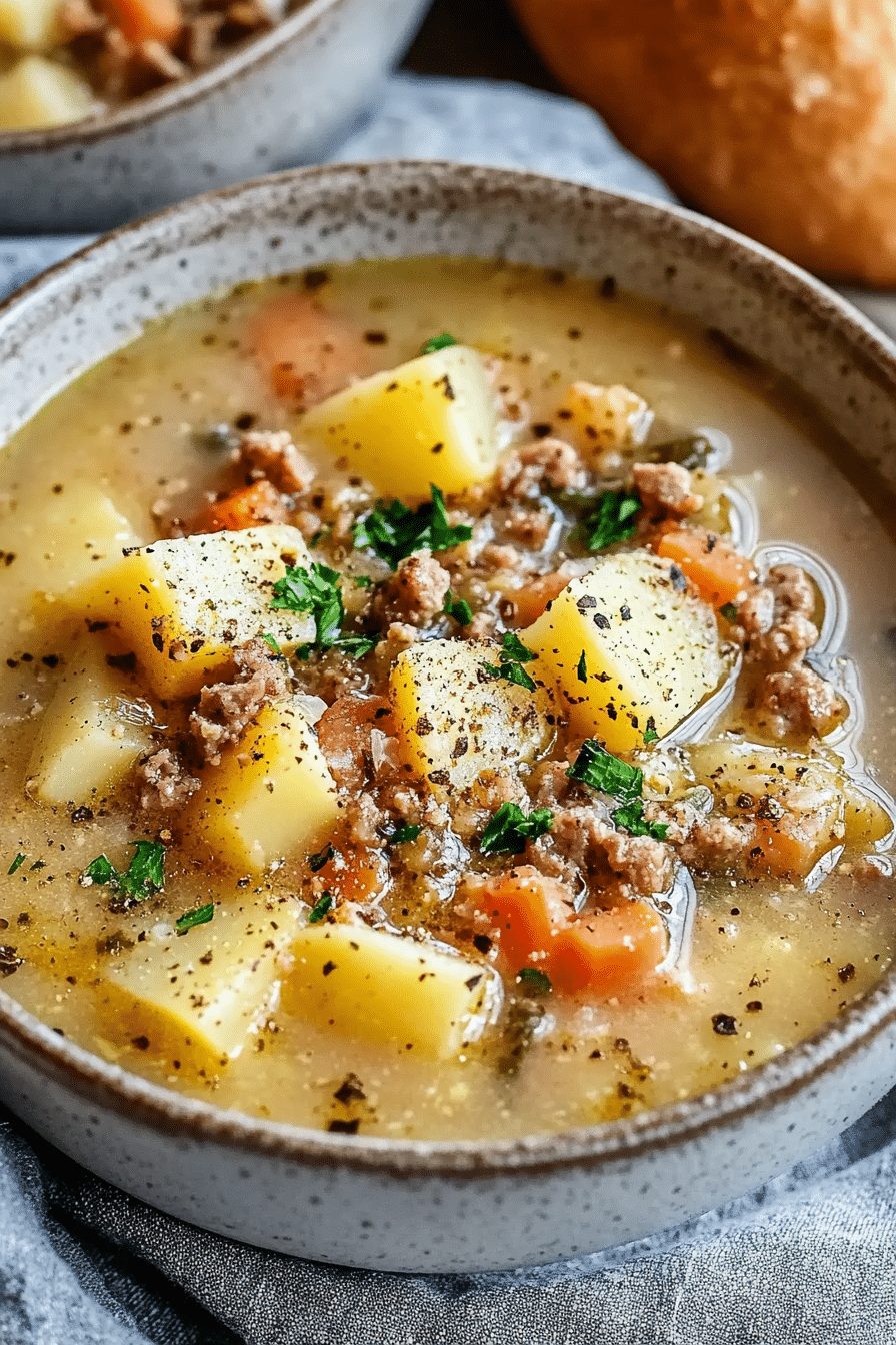 potato sausage chowder