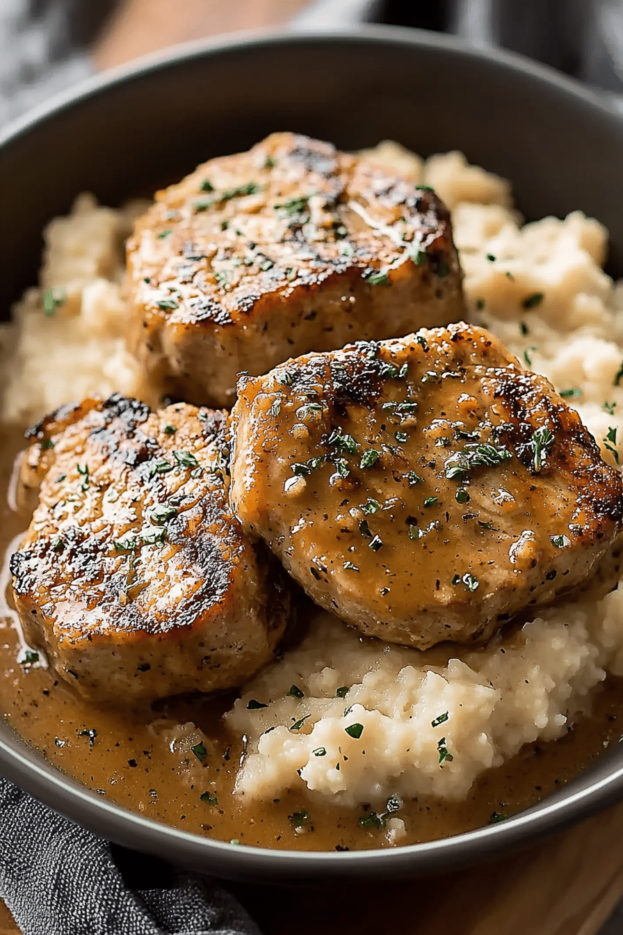 slow cooker pork chops