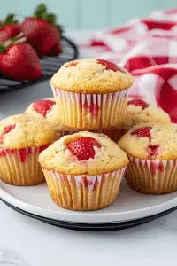 strawberry muffins