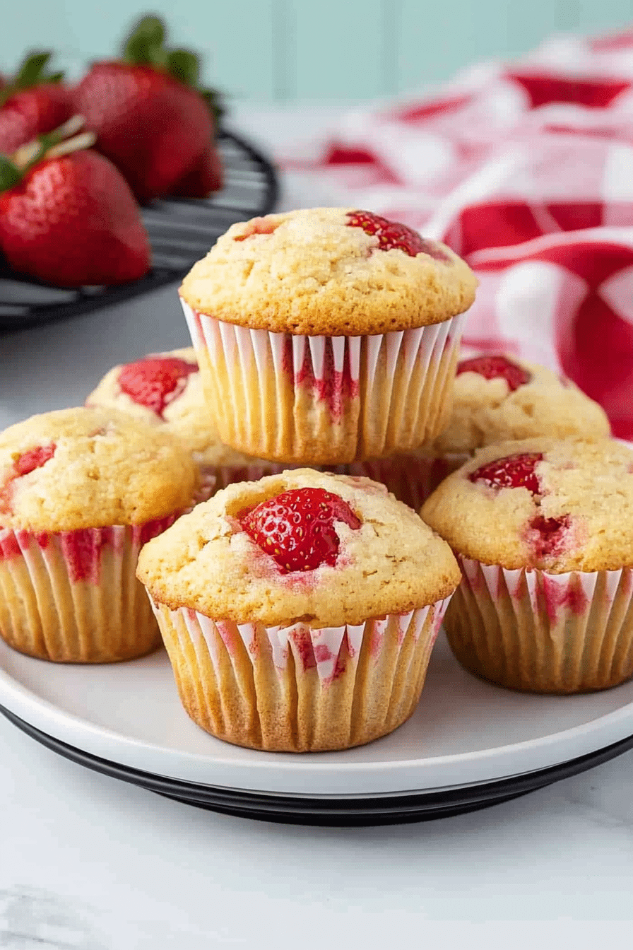 strawberry muffins