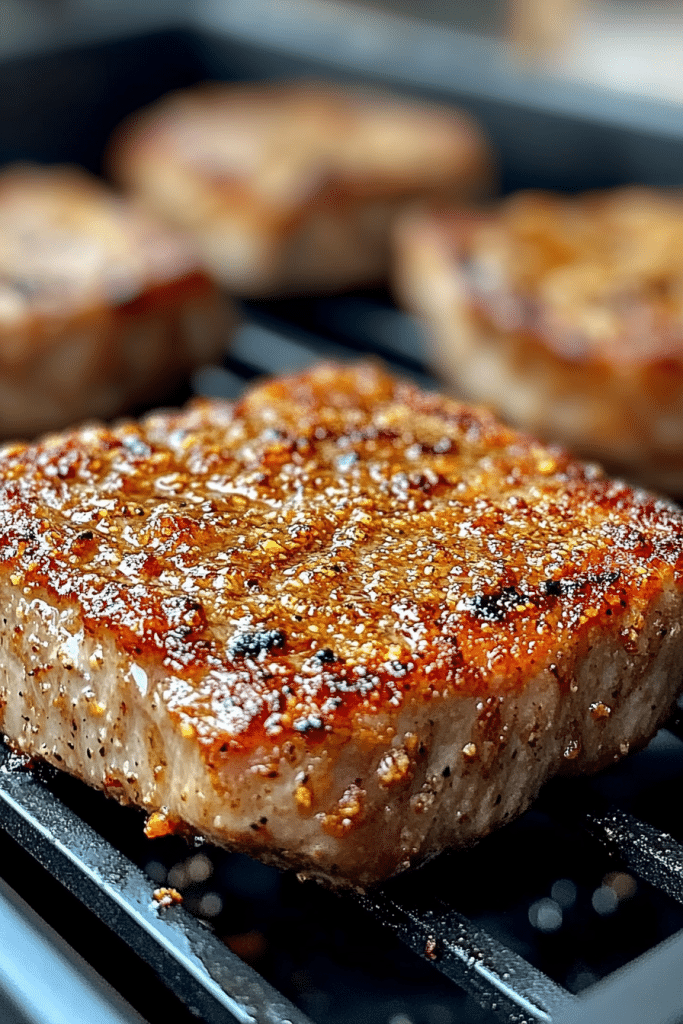 Air fryer pork chops