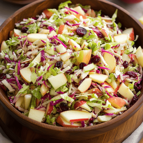 Apple Cranberry Slaw