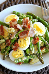 Asparagus Bacon Egg Salad