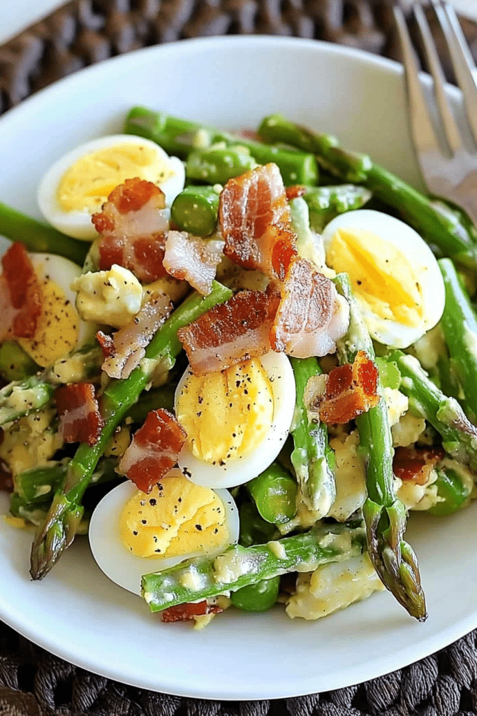 Asparagus Bacon Egg Salad