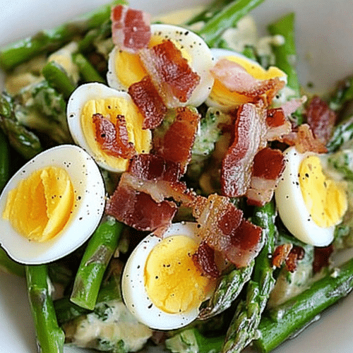 Asparagus Bacon Egg Salad