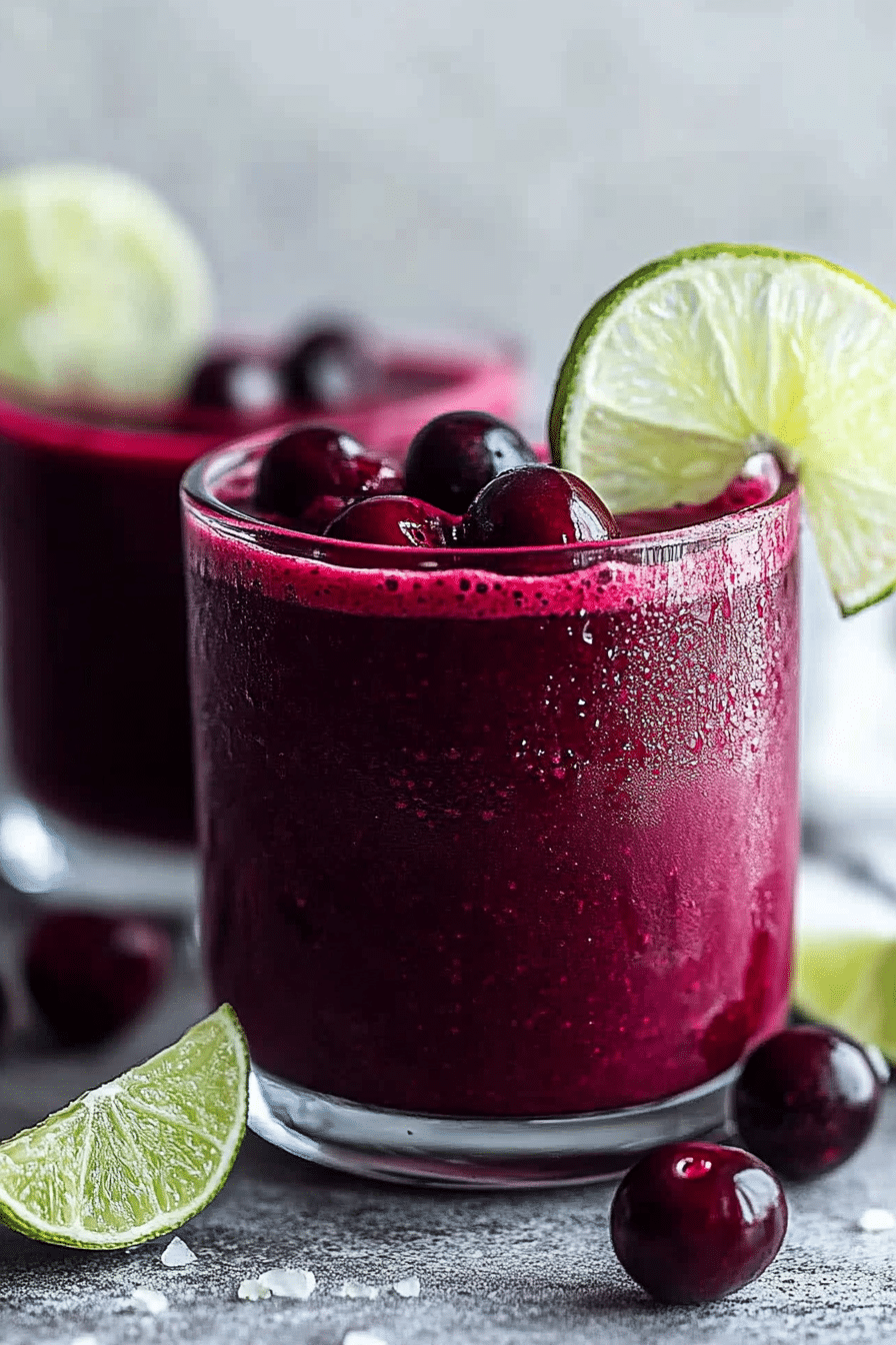 Cherry Lime Beet Smoothie