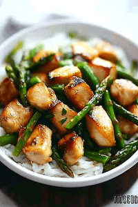 Chicken Asparagus Stir Fry