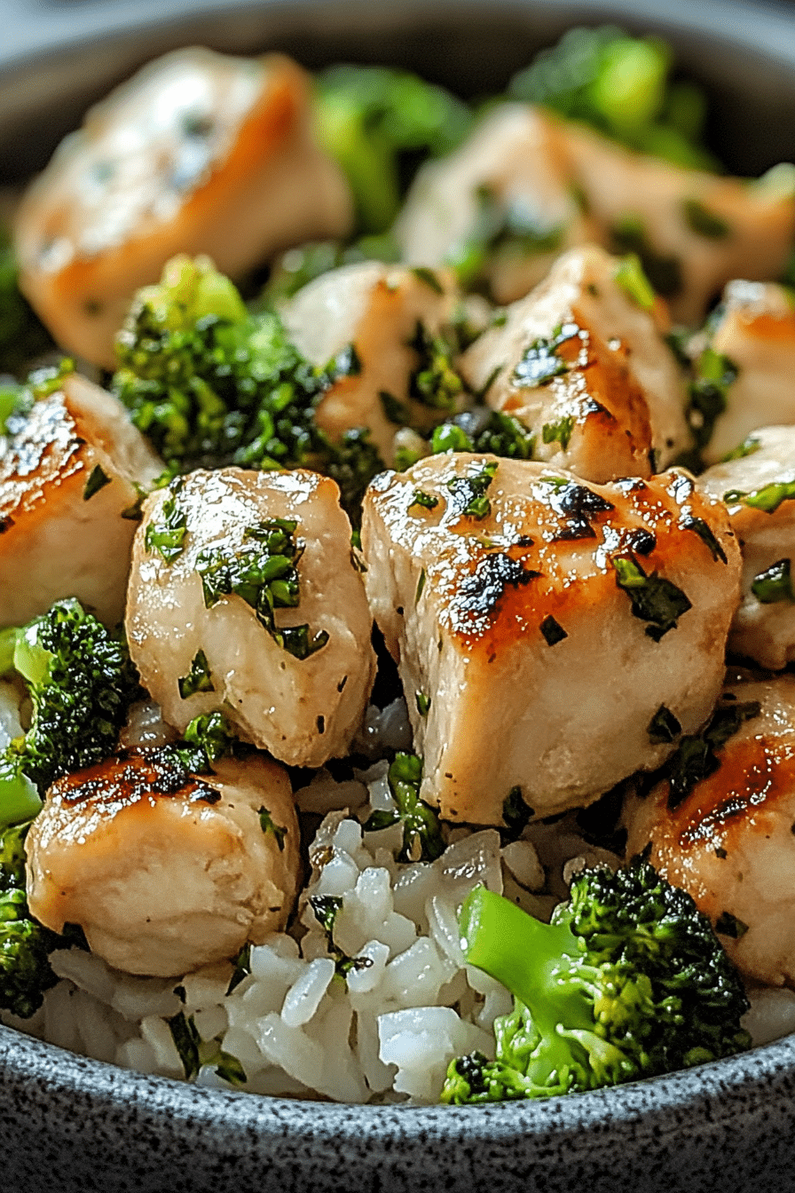 Chicken and Rice Broccoli