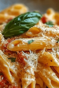 Creamy tomato ricotta pasta