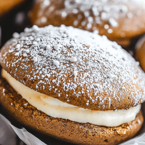 Gingerbread Whoopie Pies