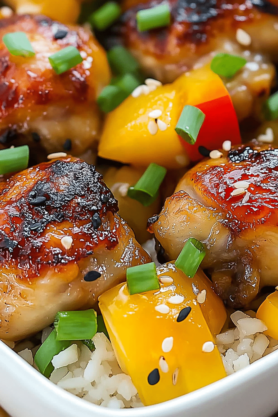 Hawaiian chicken thighs