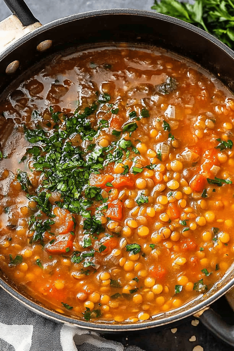 Italian lentil soup