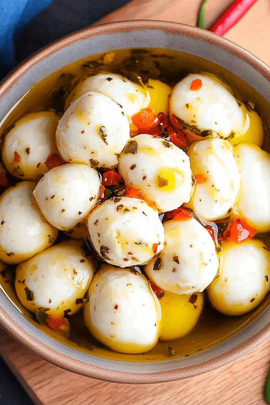 Marinated Mozzarella Balls