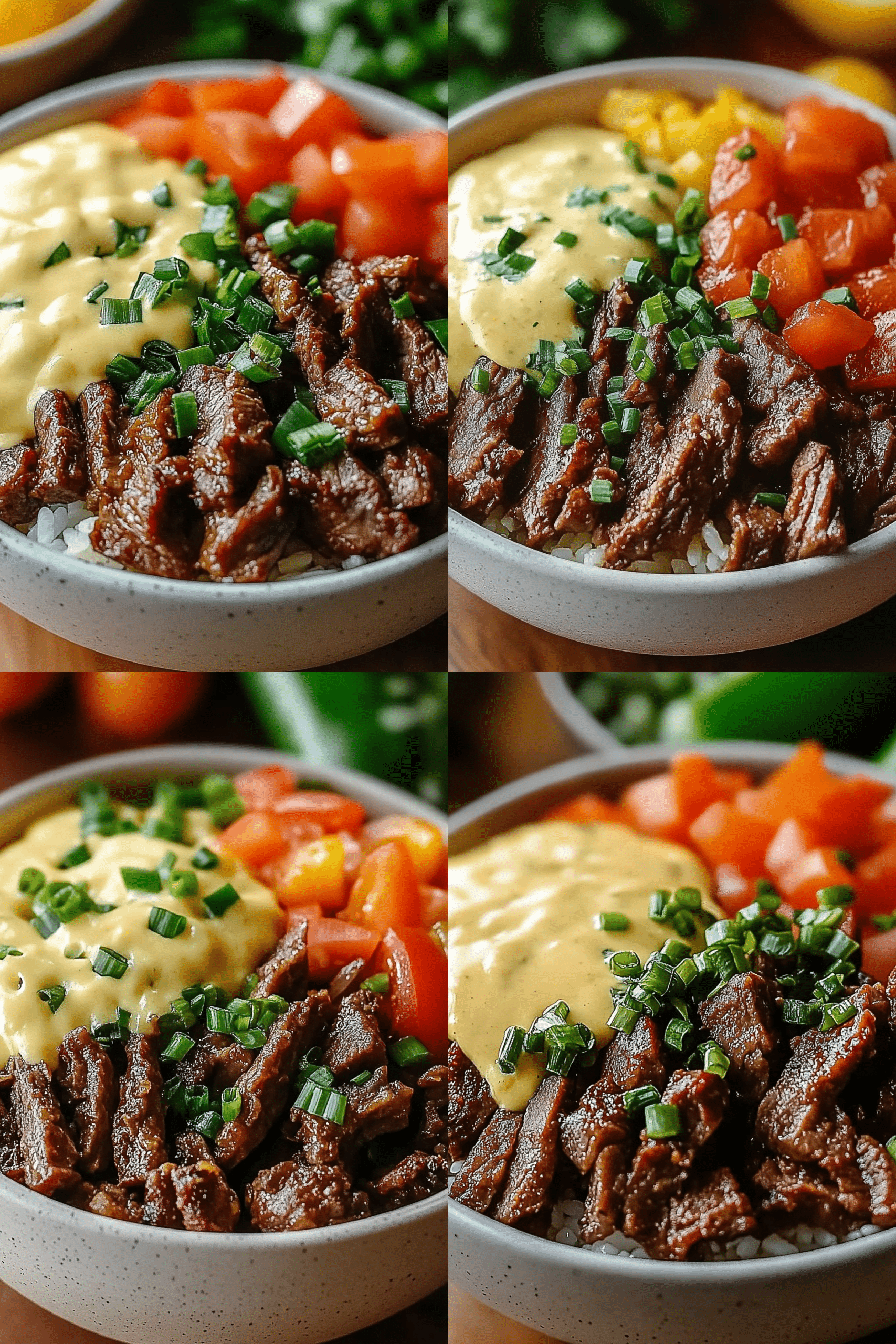 Philly Cheesesteak Bowls