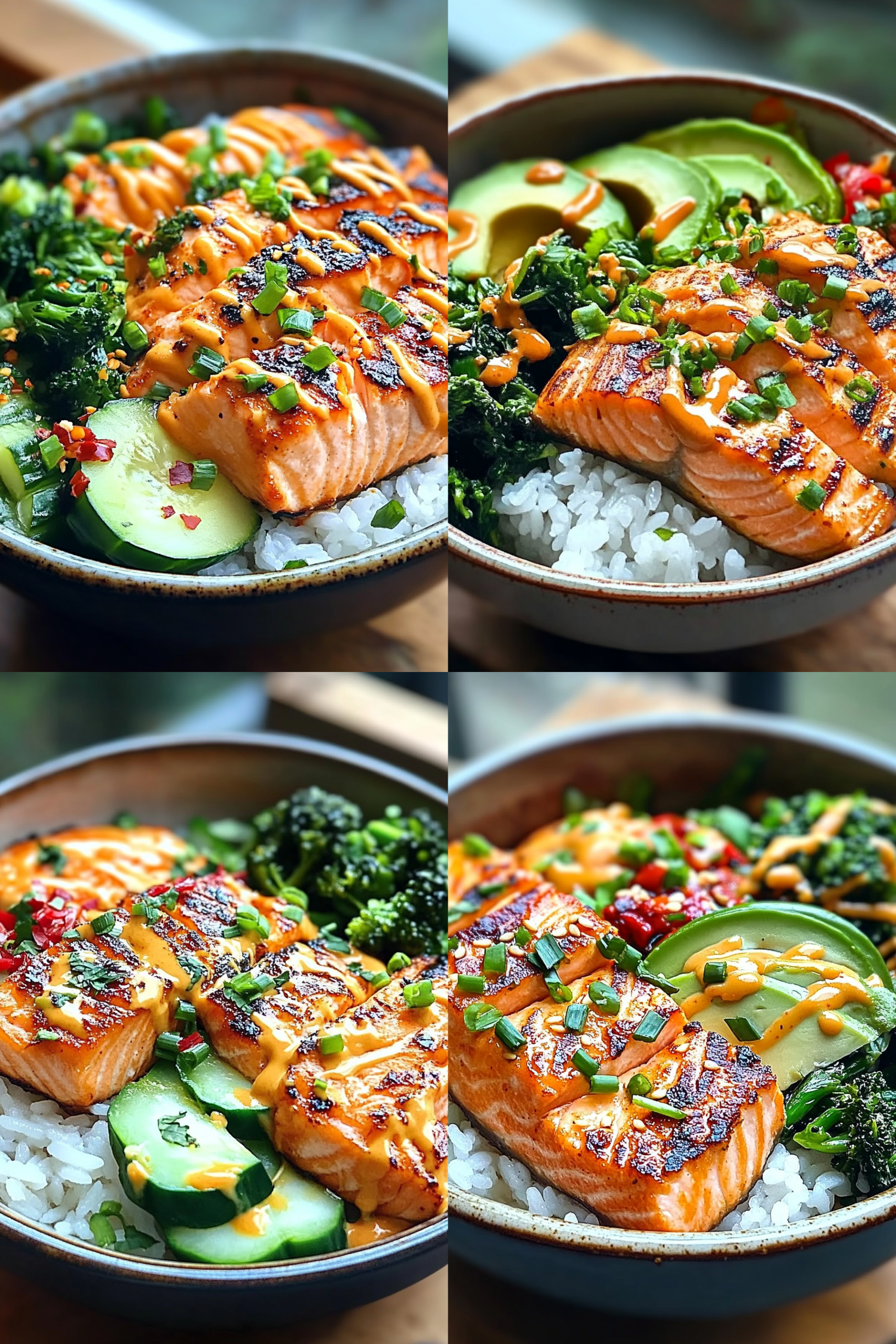 Salmon Bowl Spicy Mayo