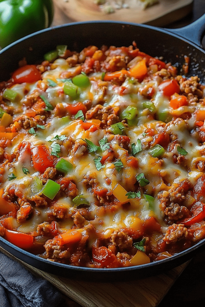 Unstuffed Pepper Skillet