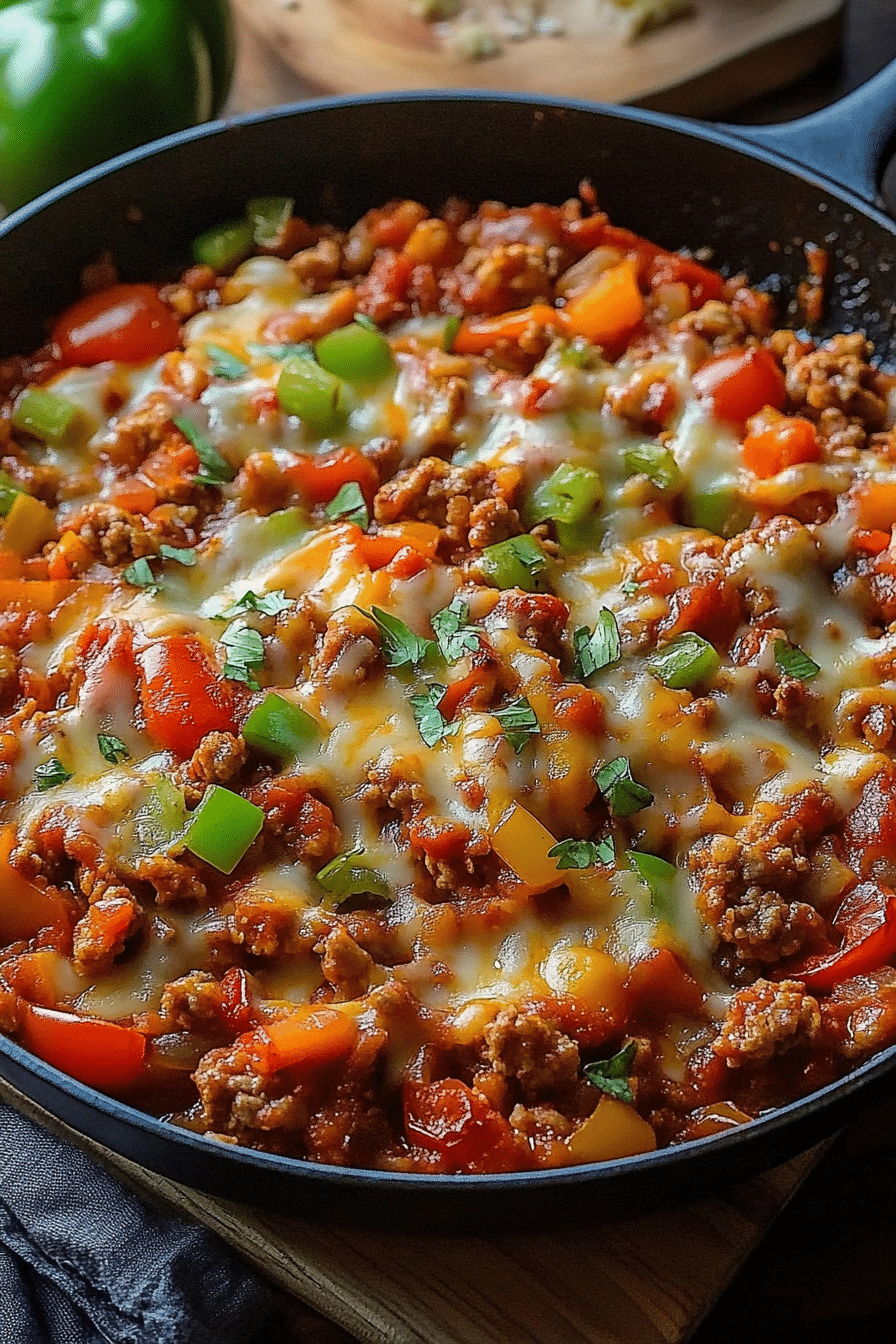 Unstuffed Pepper Skillet