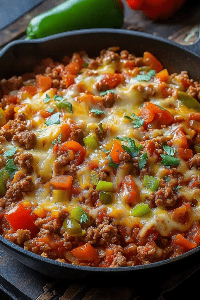 Unstuffed Pepper Skillet