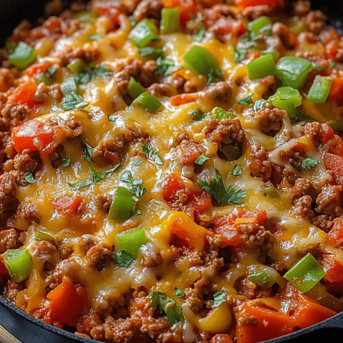 Unstuffed Pepper Skillet
